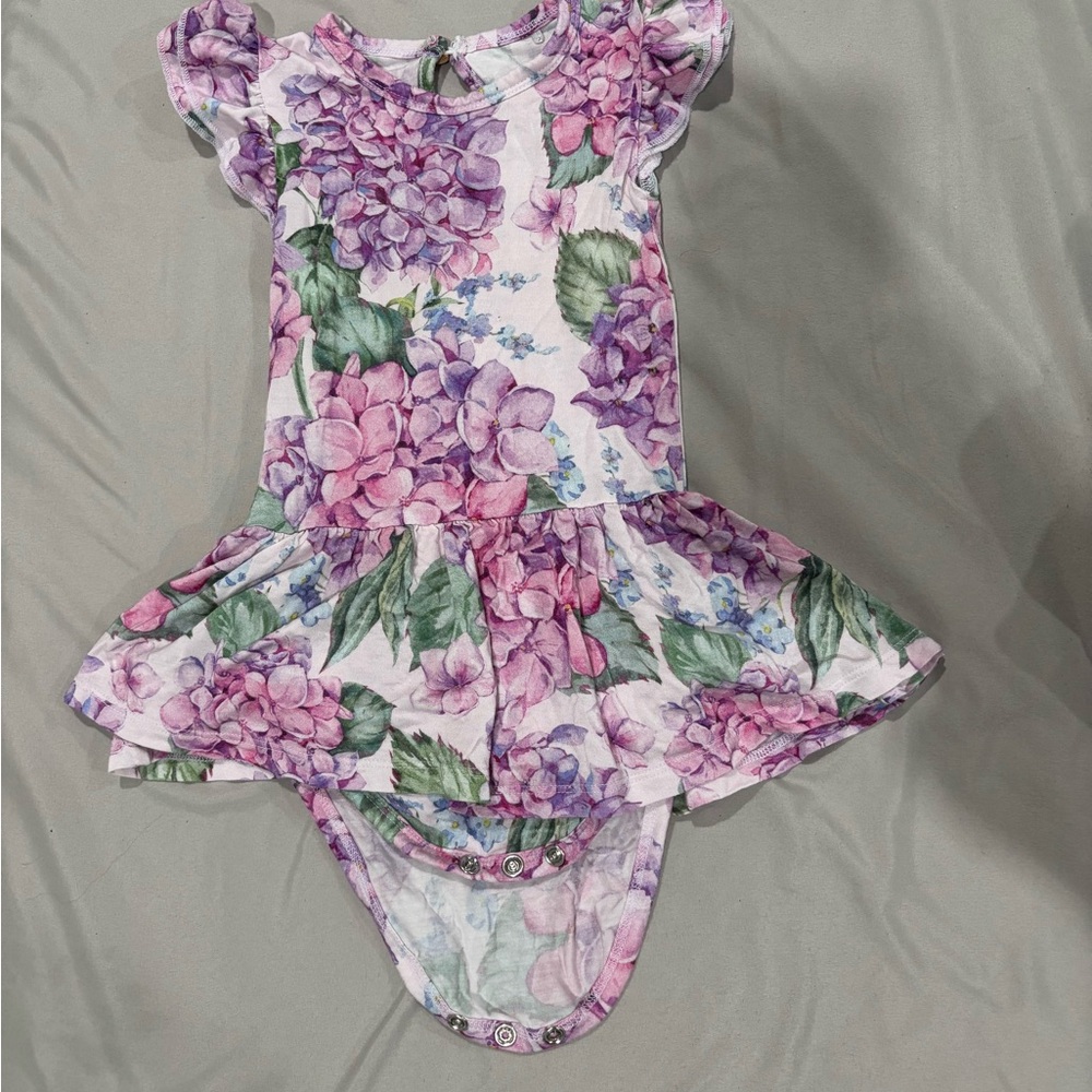 Bums & Roses bamboo ruffle dress